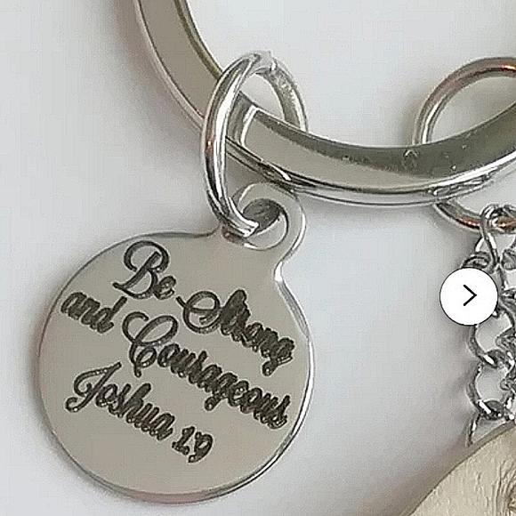 Christian Bible Verse Scripture Keyring - Picture 4 of 5